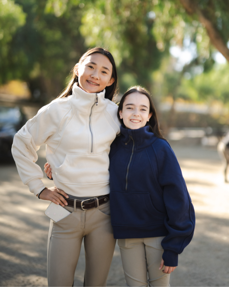 Half Zip Cropped Sweatshirt