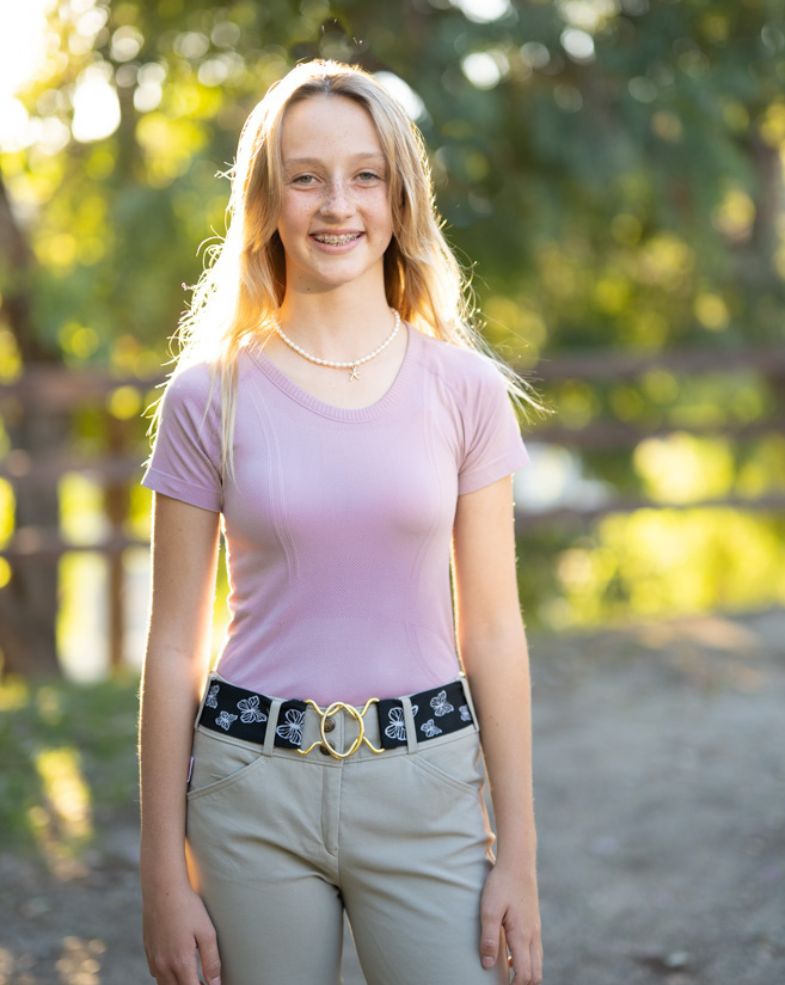 Short Sleeve Training Shirt - Pale Pink