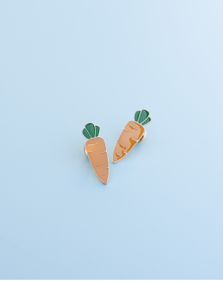 Enamel Pins - Carrot