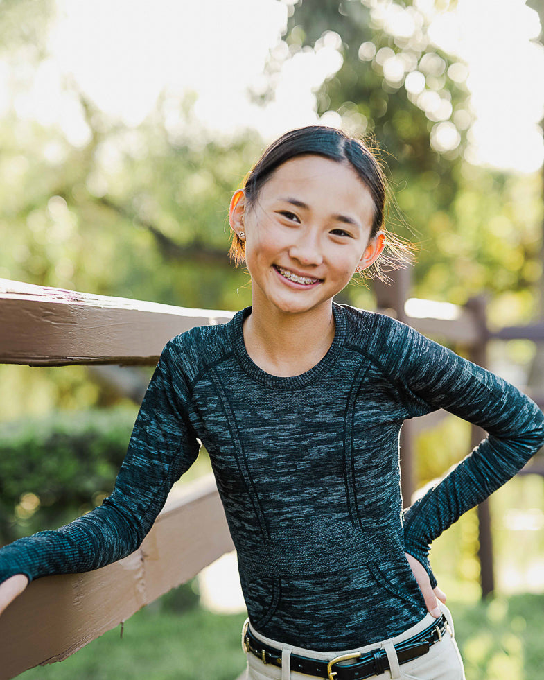 equestrian short sleeve training shirt