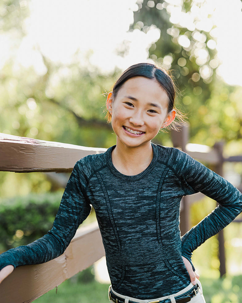 equestrian short sleeve training shirt