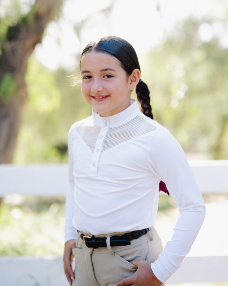 Classic Riding Top - White