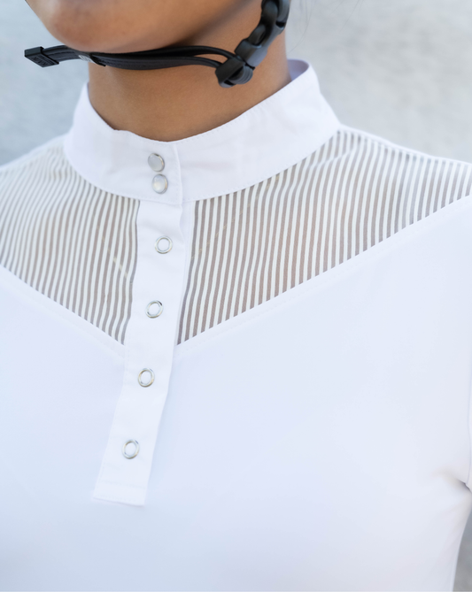 Classic Riding Top - White