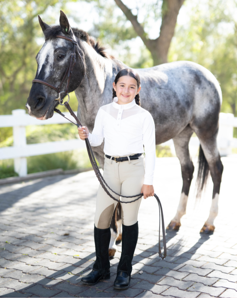 Classic Riding Top - White