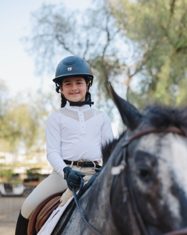 Classic Riding Top - White