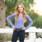 Long Sleeve Seamless- Amethyst