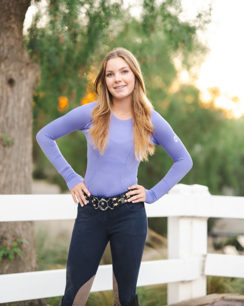Long Sleeve Seamless- Amethyst