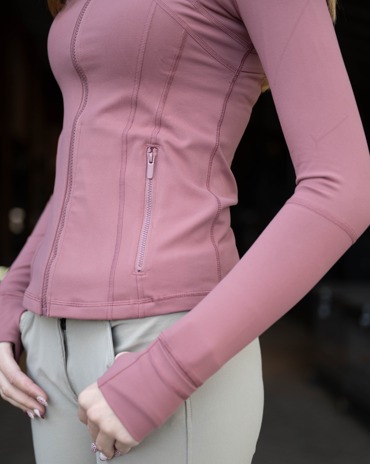 Athletic Jacket -Cherry