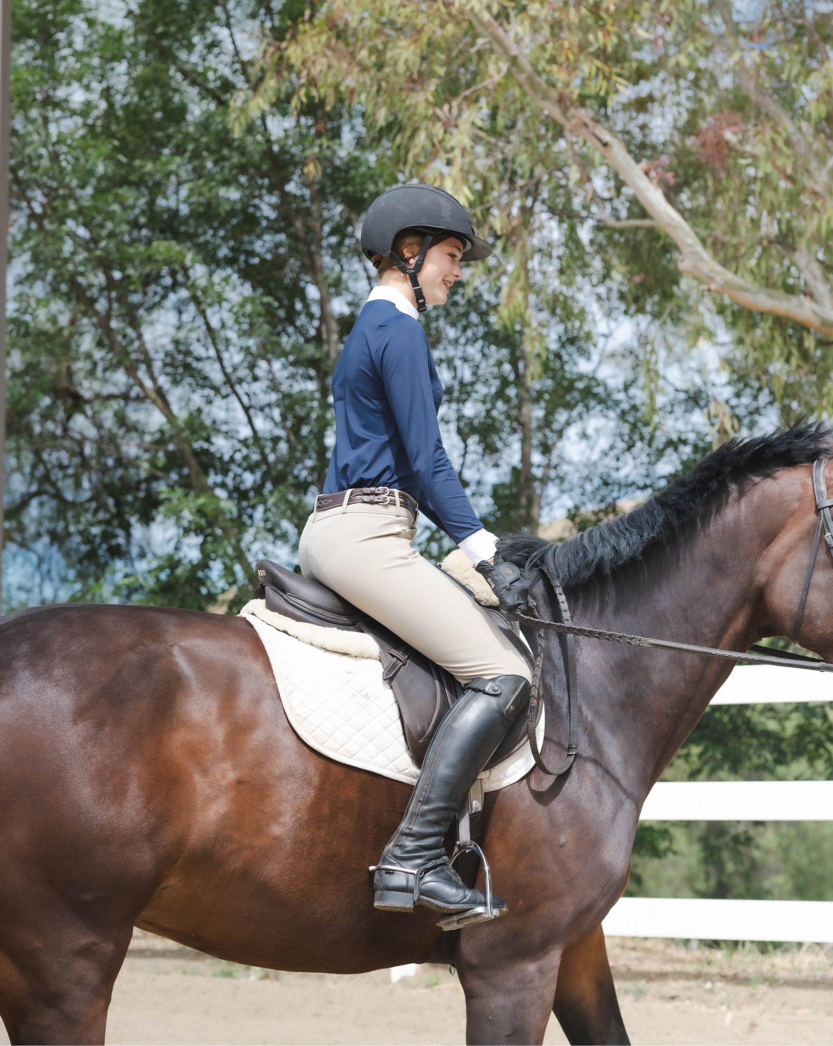 Classic Riding Top - Blue
