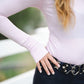 Long Sleeve Seamless- Rose Quartz