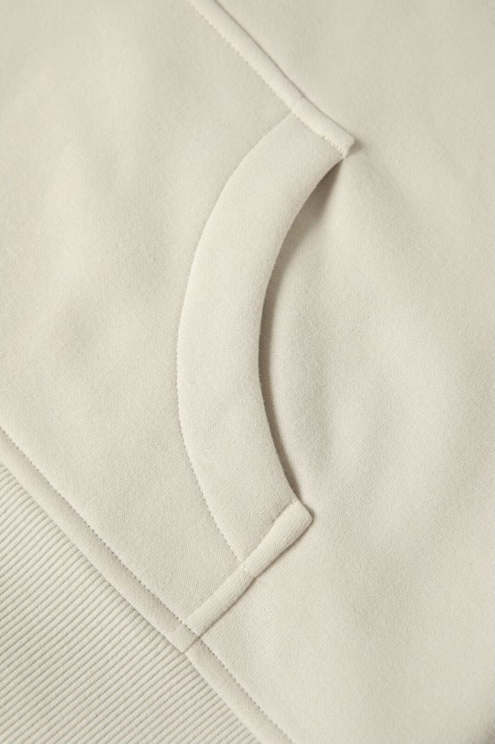 Half Zip Cropped Sweatshirt