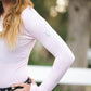 Long Sleeve Seamless- Rose Quartz