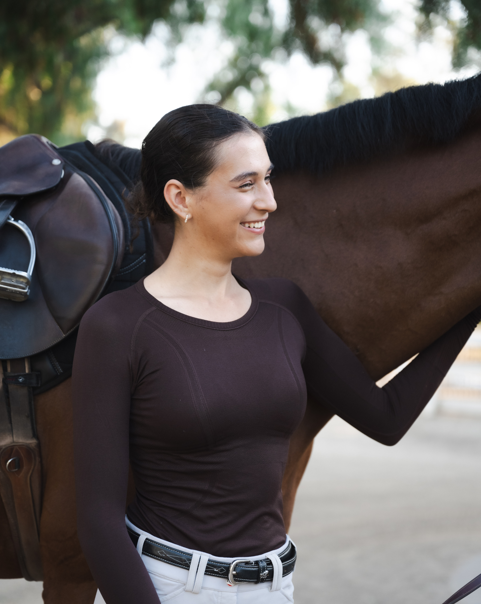 Long Sleeve Seamless - Espresso