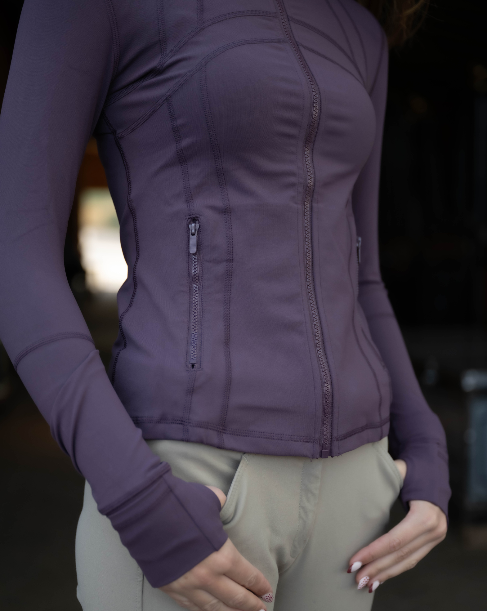 Athletic Jacket - Grape