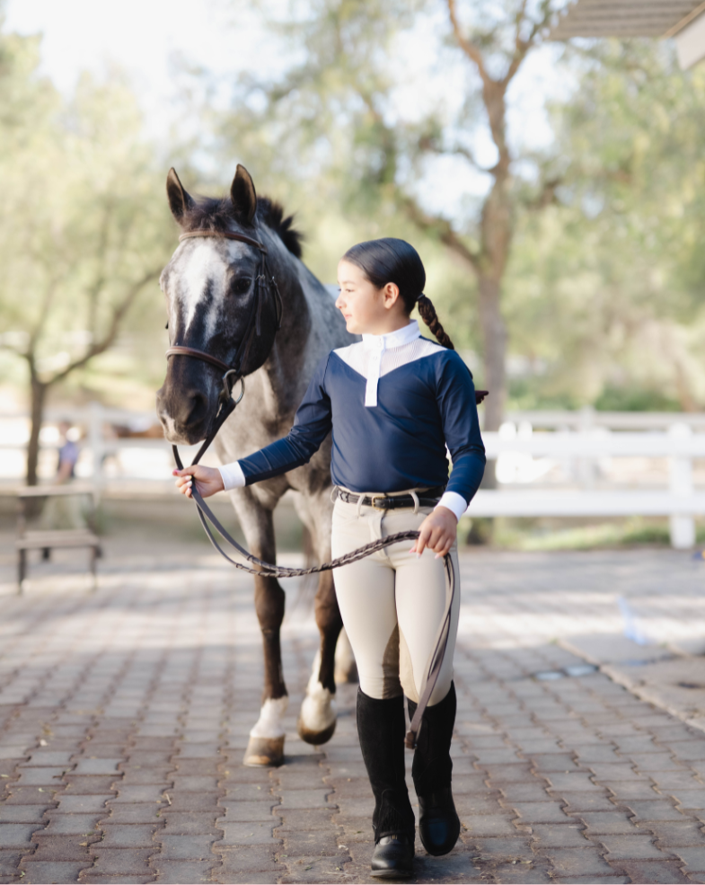 Classic Riding Top - Blue