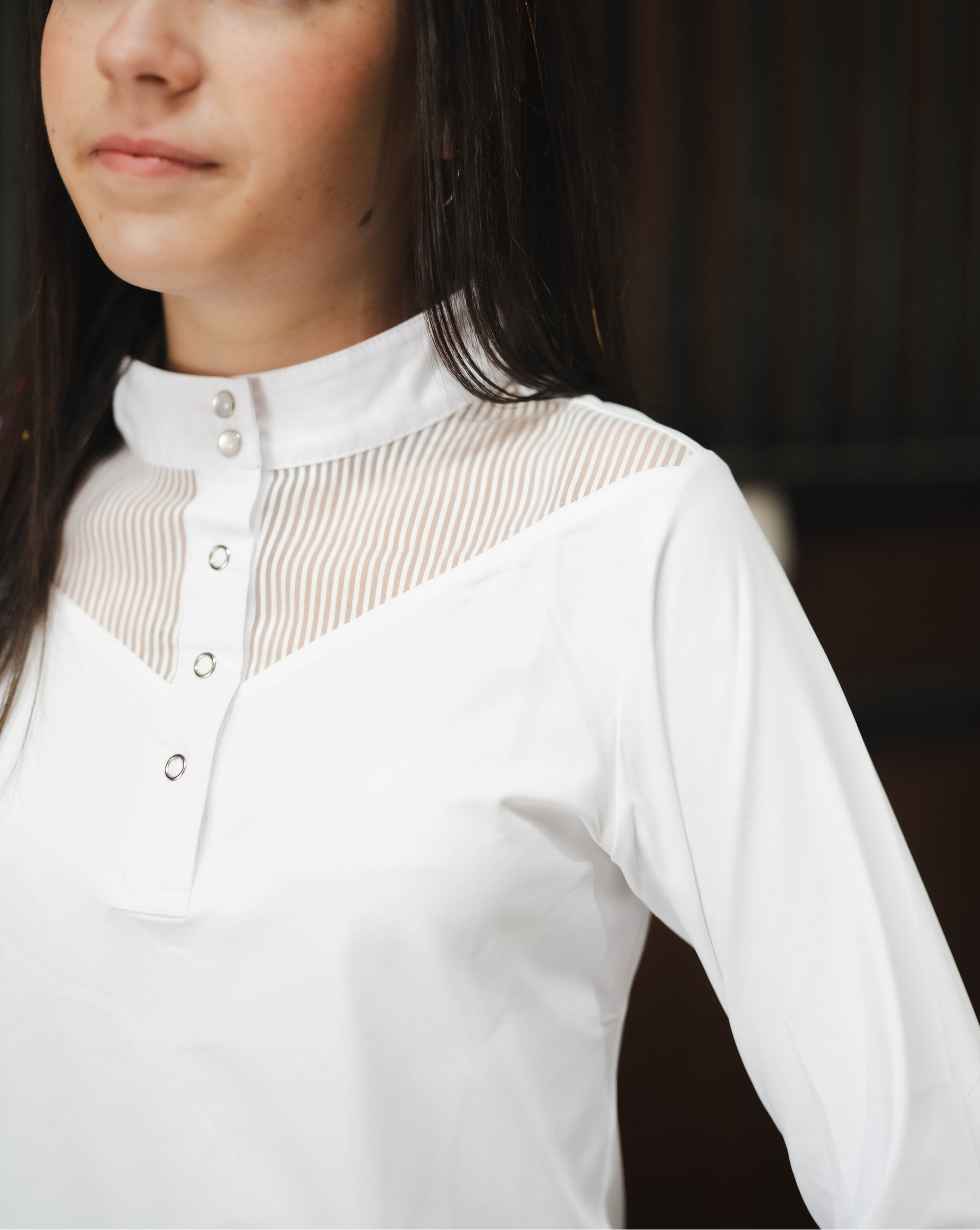 Classic Riding Top - White