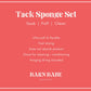 5-pc Tack Sponge Set