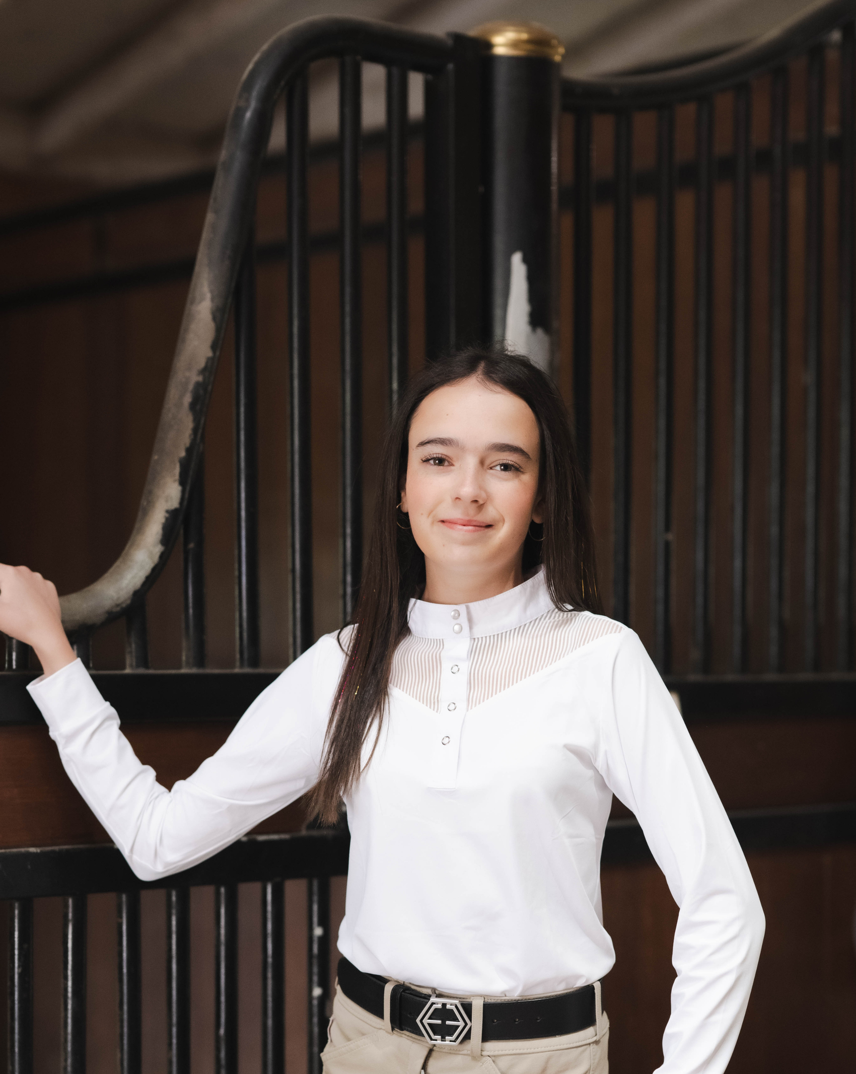 Classic Riding Top - White