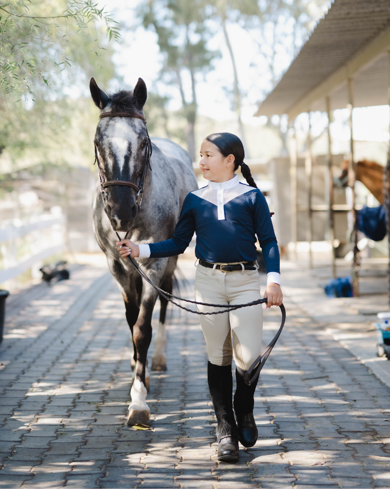 Classic Riding Top - Blue