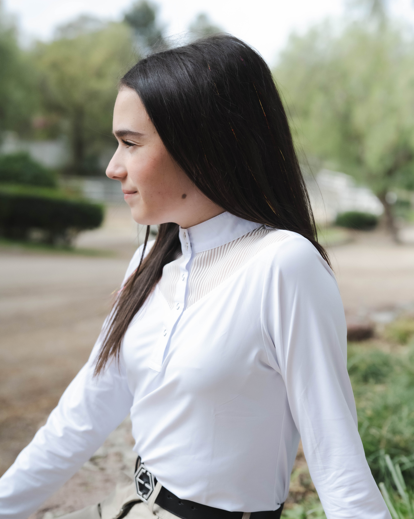 Classic Riding Top - White