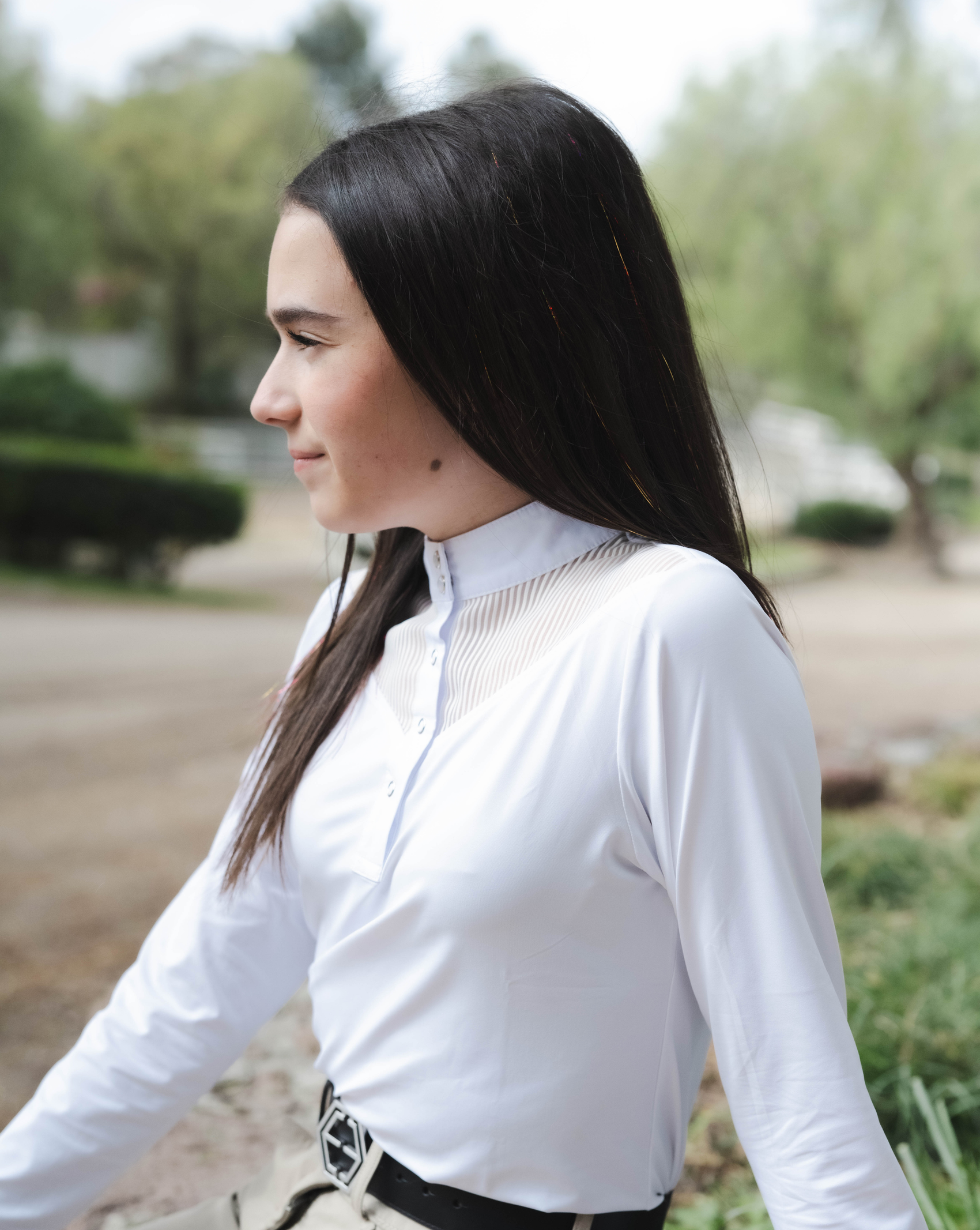 Classic Riding Top - White
