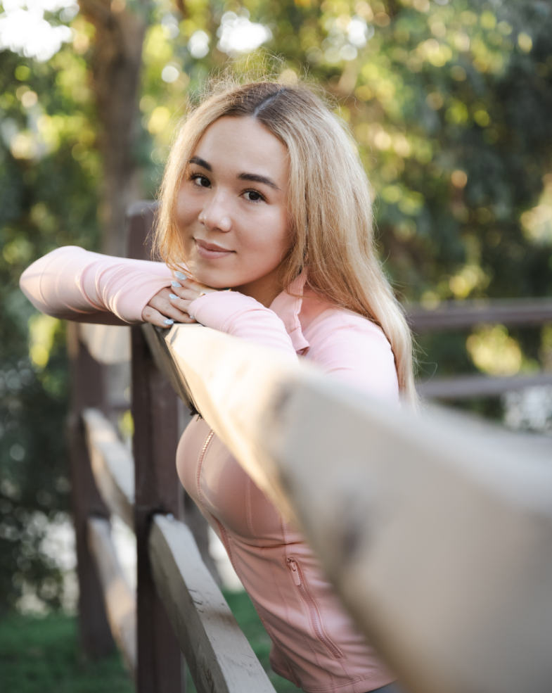 Athletic Jacket - Peach