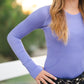Long Sleeve Seamless- Amethyst