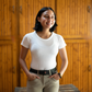 Short Sleeve Seamless - White