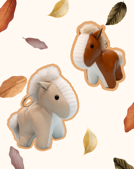 Plush Horse Keychain