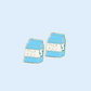 Enamel Pins -  Milk Carton