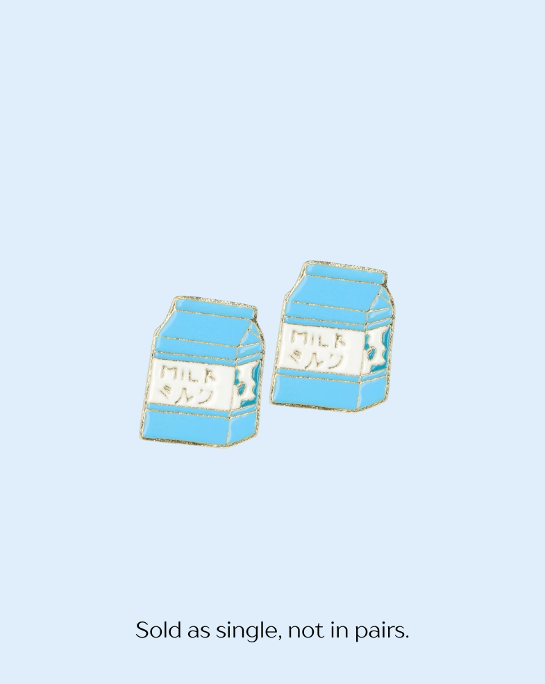 Enamel Pins -  Milk Carton