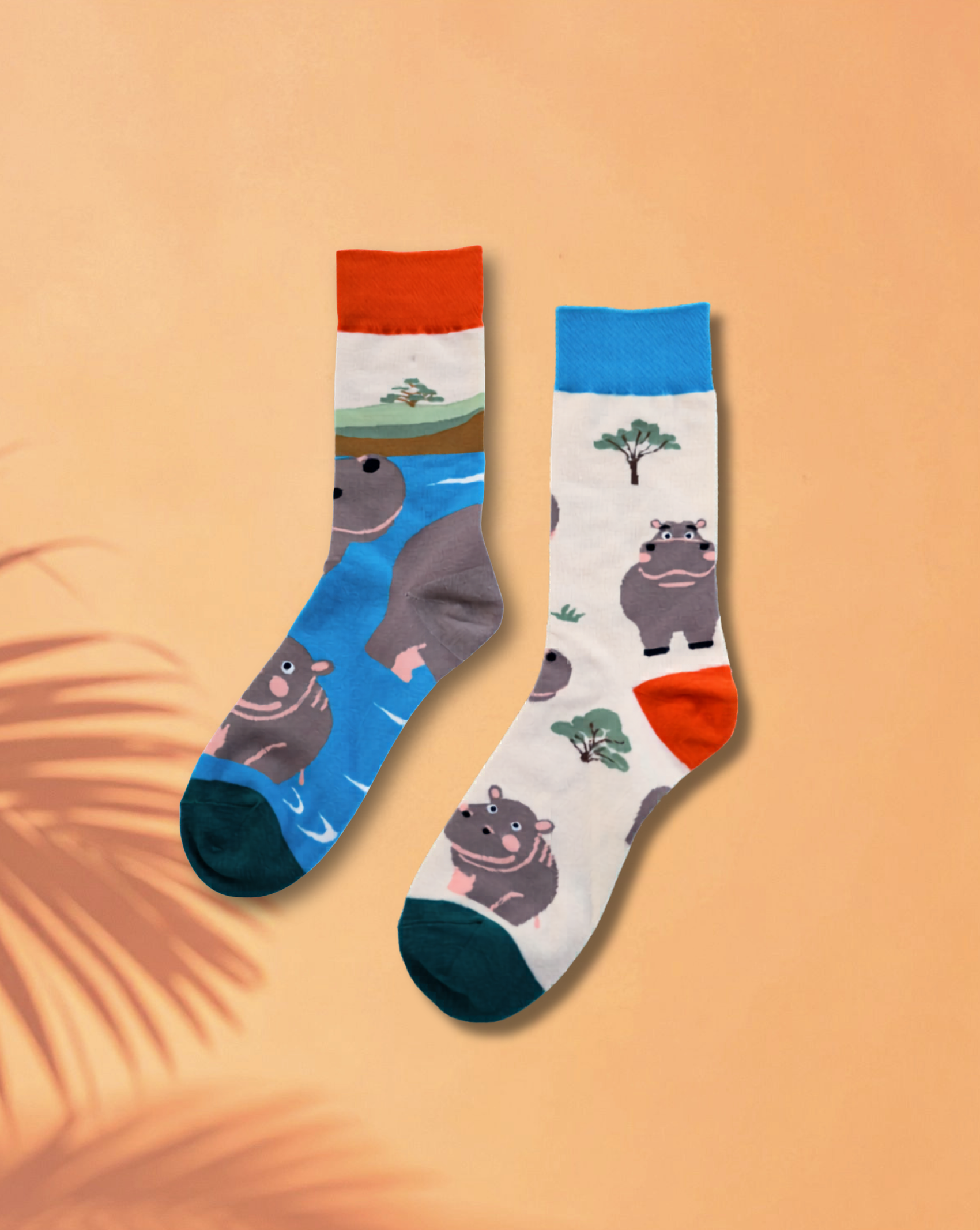 Mix Match Socks - Hippo