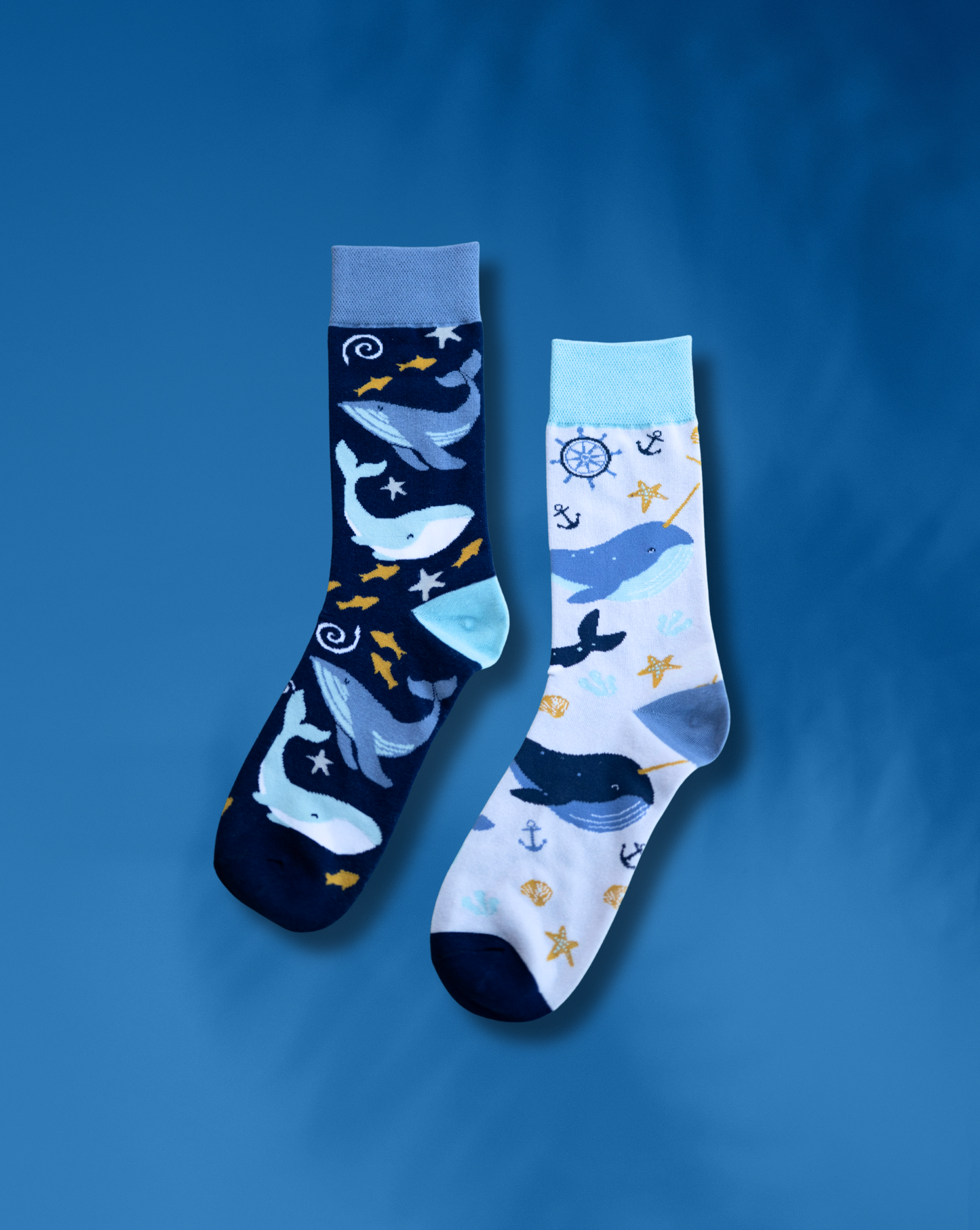 Mix Match Socks - Whales