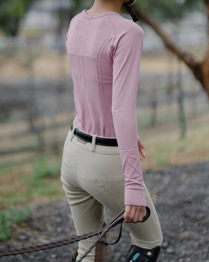equestrian long sleeve training shirt 