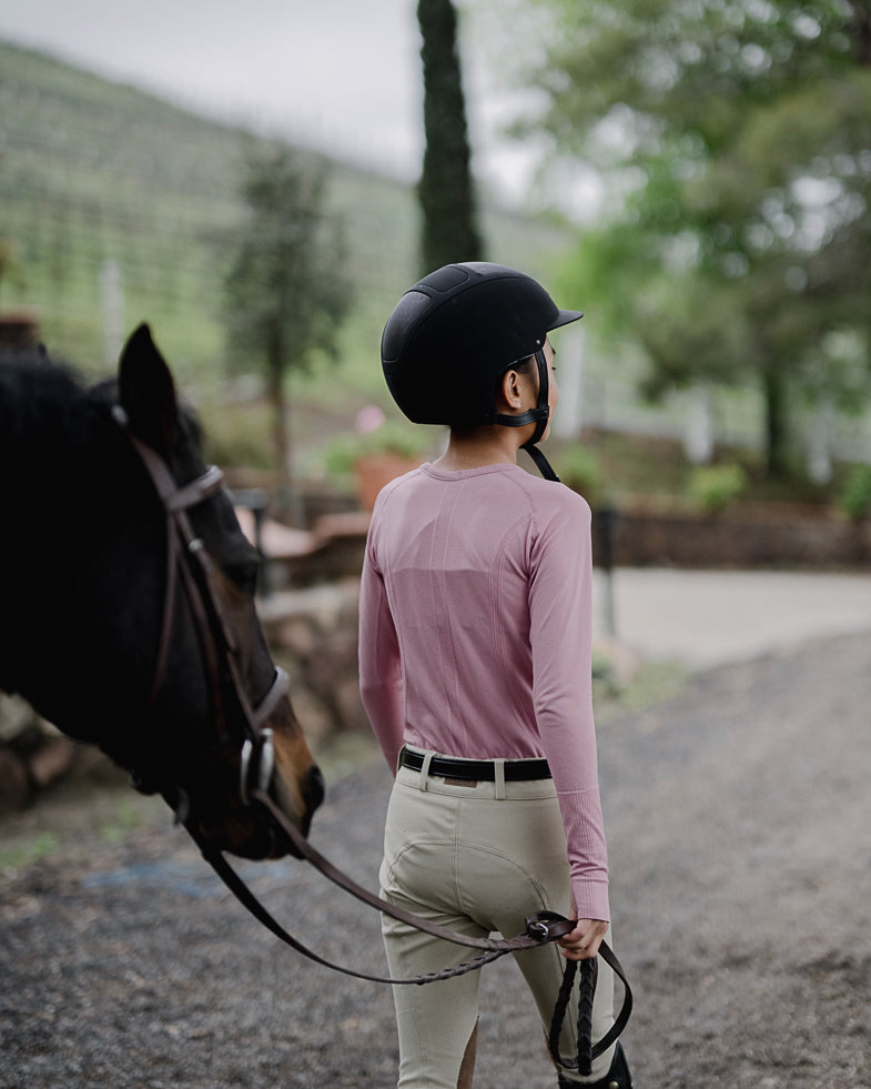 equestrian long sleeve training shirt 