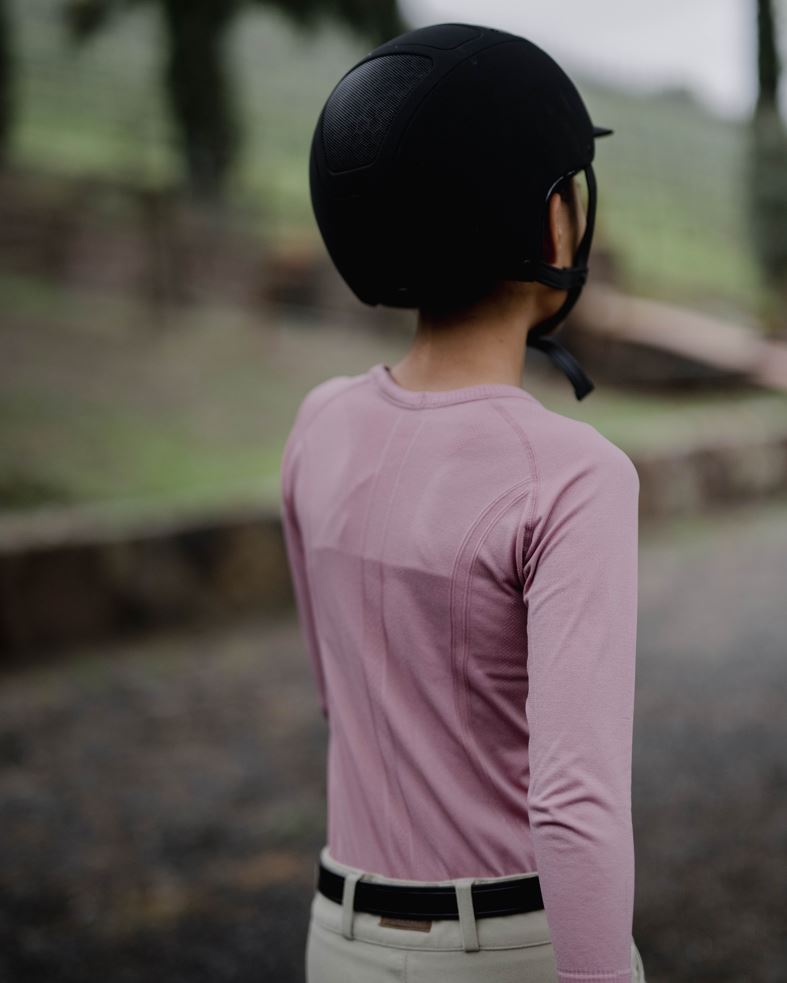 equestrian long sleeve training shirt 