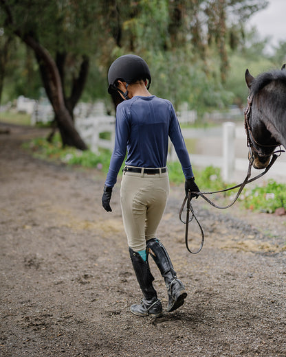 equestrian long sleeve training shirt