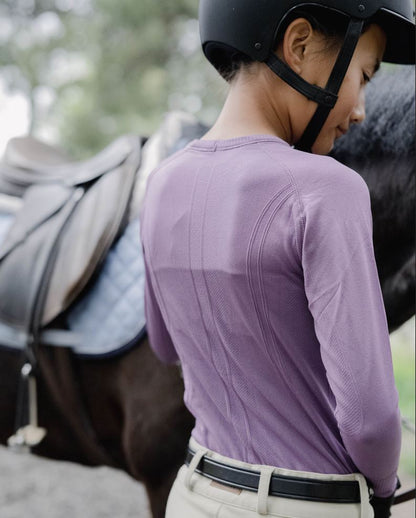 equestrian long sleeve training shirt