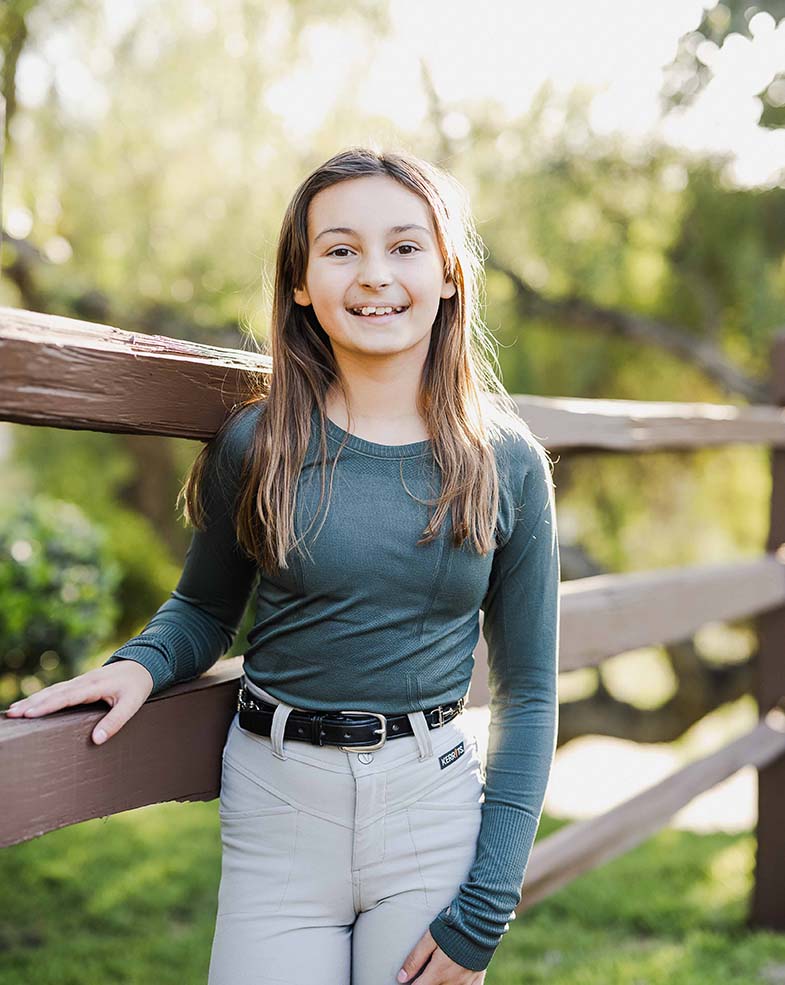 equestrian long sleeve training shirt 