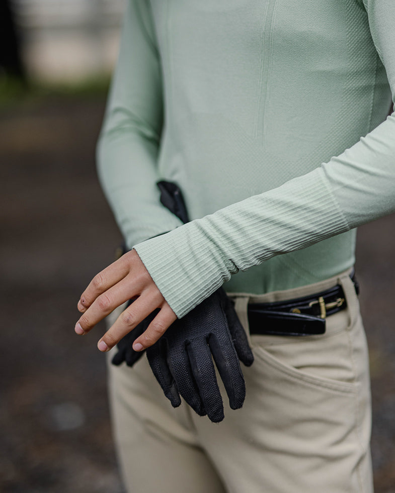 equestrian long sleeve training shirt