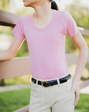 equestrian short sleeve training shirt 