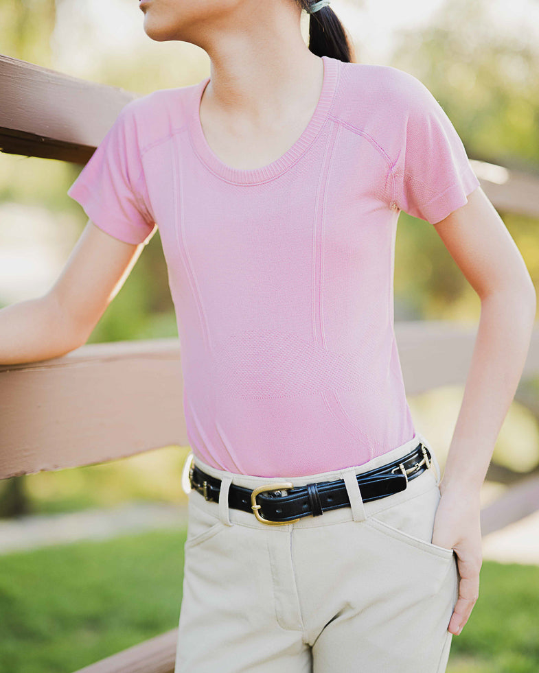 equestrian short sleeve training shirt 