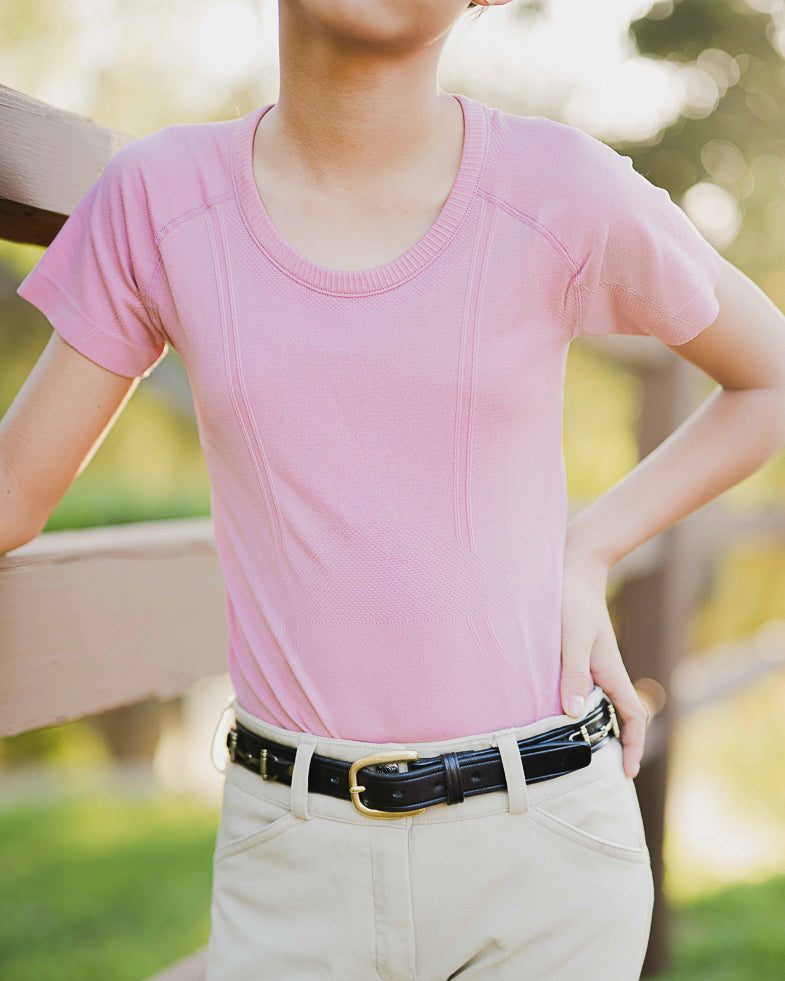 equestrian short sleeve training shirt 