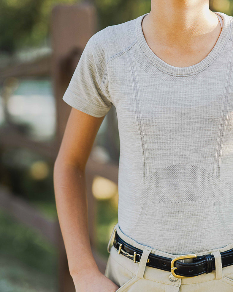 equestrian short sleeve training shirt 