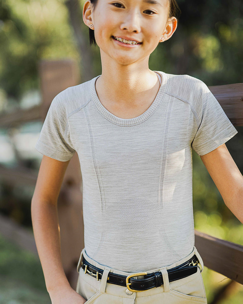 equestrian short sleeve training shirt 