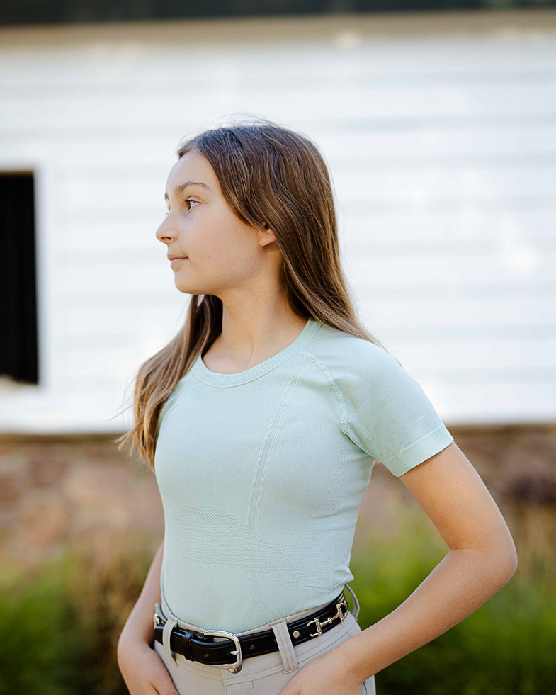 equestrian short sleeve training shirt 