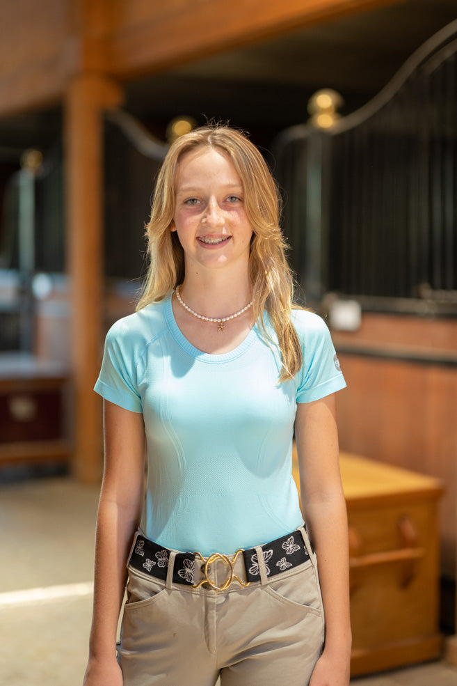 Short Sleeve Seamless - Sea Glass