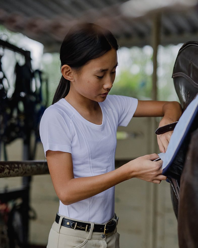 equestrian short sleeve training shirt 