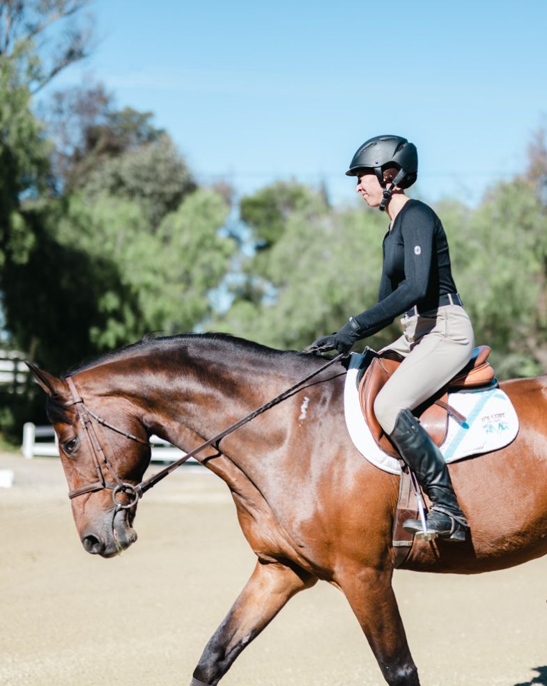 equestrian long sleeve training shirt 