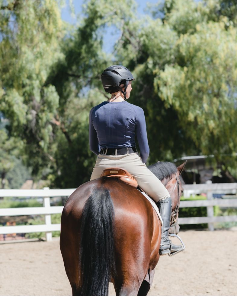 equestrian long sleeve training shirt 